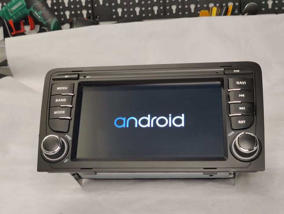 Radio 2 DIN Android Audi A3 – WIFI GPS Bluetooth 2GB RAM - Novo