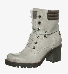 S.oliver 40 botki na platformie sznurowane kozaki nowe felmini szare