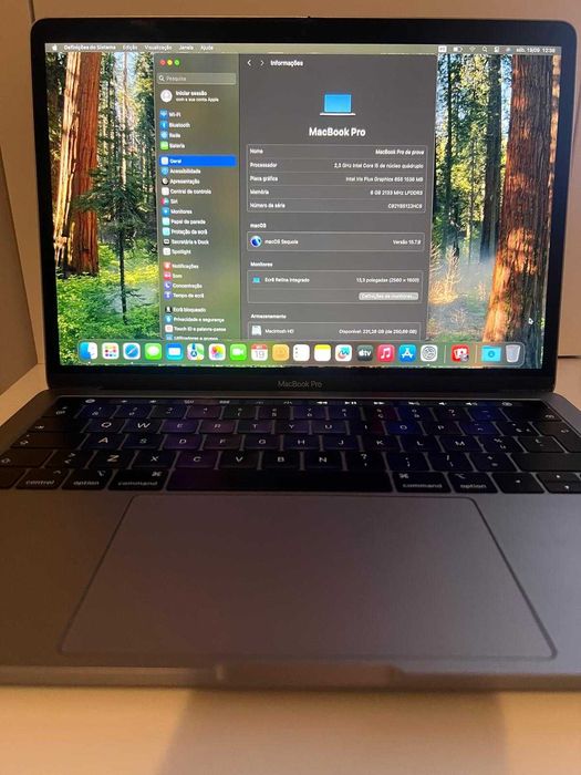 MacBook Pro 13" 2018 Touch Bar (i5 / 8GB / 256GB) - Excelente Estado