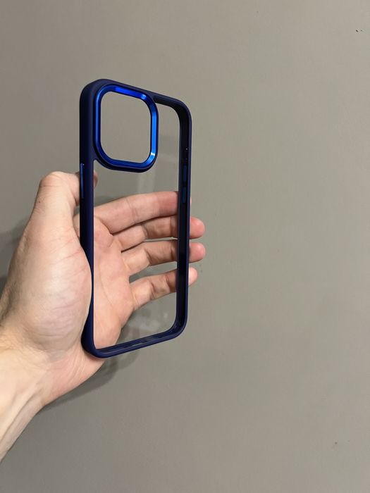 Чехол Iphone 15 pro black, 15 pro max blue titanium, top качество