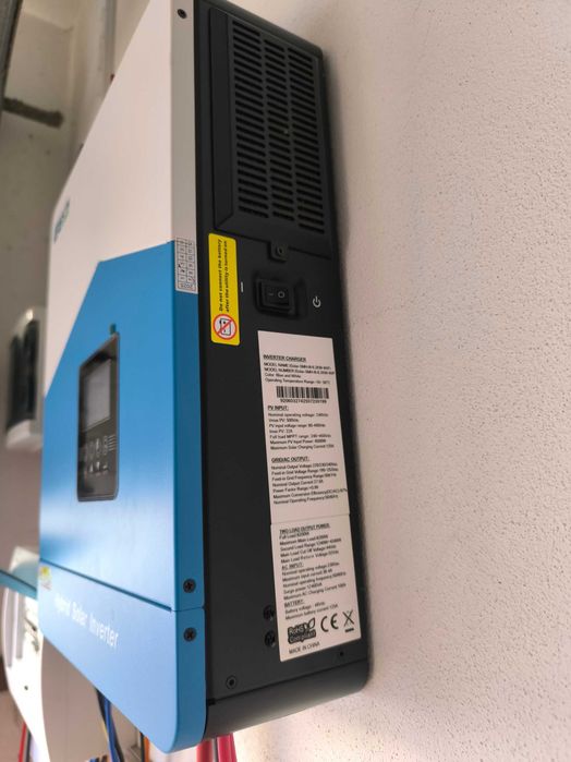 Inversor Híbrido Easun SMH III 6200W 48V – Excelente Estado (Pouco Uso)