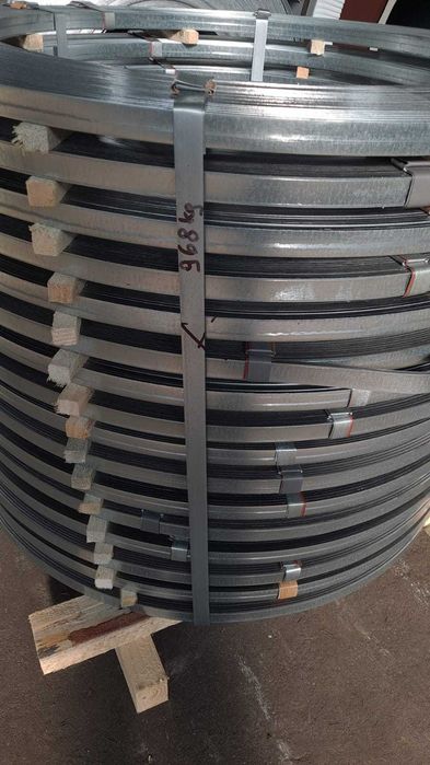 taśma ocynkowana spinająca montażowa bednarka ocynk 2x30mm, 2,5x30mm