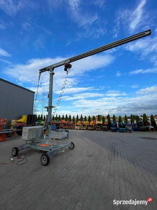 Mini Dźwig budowlany LISSMAC LMK 400 TFE Minikran Silka Bloczki żuraw