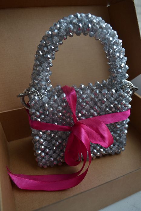 Сумка з бусин