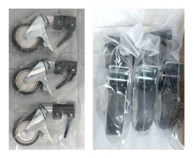 Soonpho Conjunto de 3 Rodas giratórias