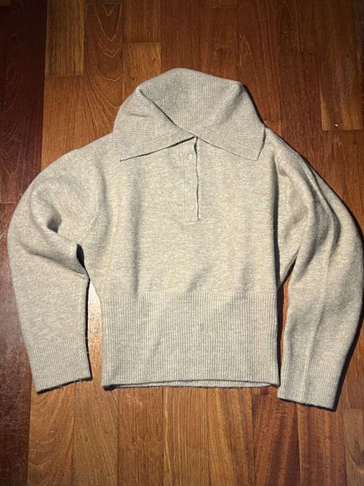 Camisola bege malha Zara