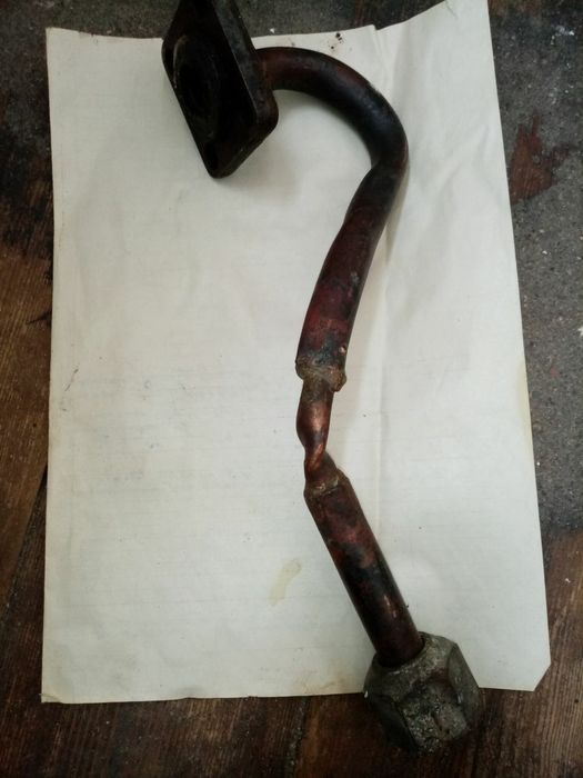 Медная трубка с фланцем