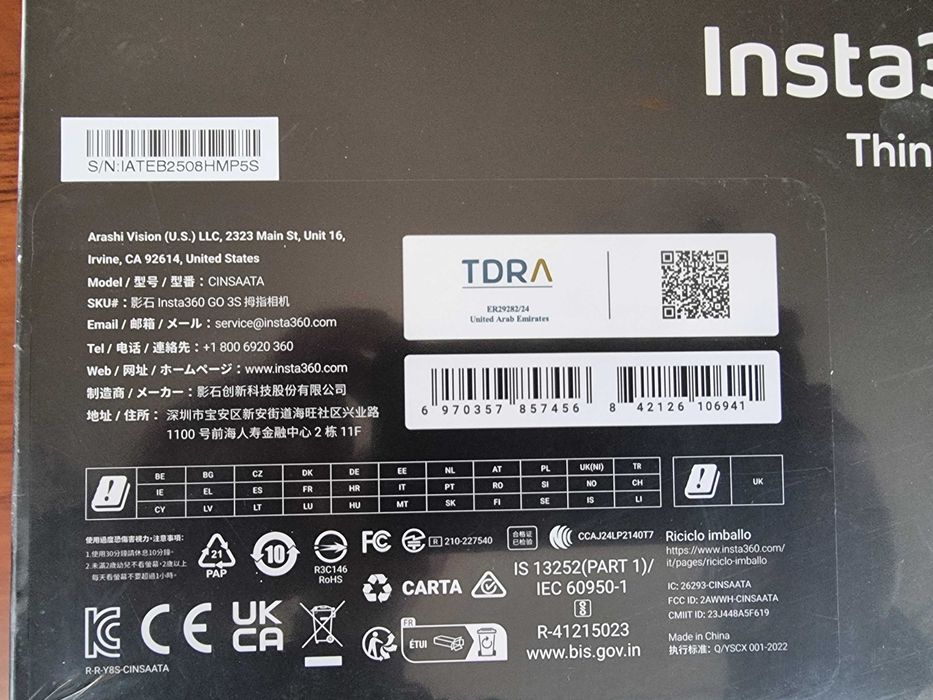 Kamera sportowa INSTA360 GO 3S 64 GB