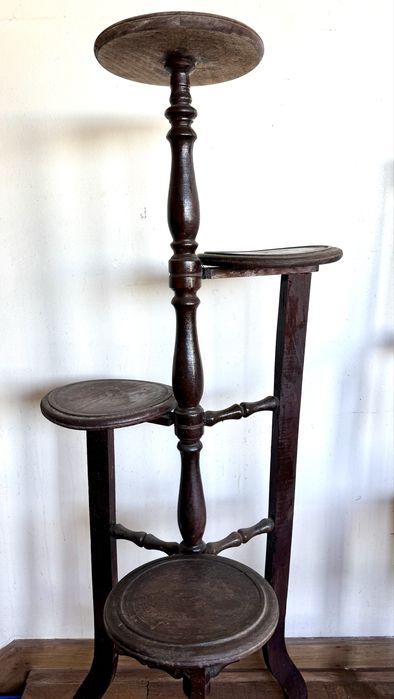 Floreira antiga para 4 vasos