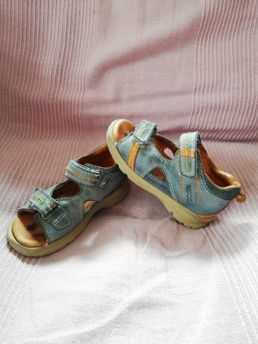 Sandałki dziecięce ECCO roz. 24 skóra naturalna, sandały ecco light