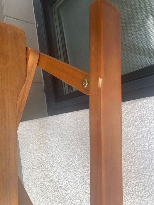 Stół drewniany ogrodowy z 4 krzesłami