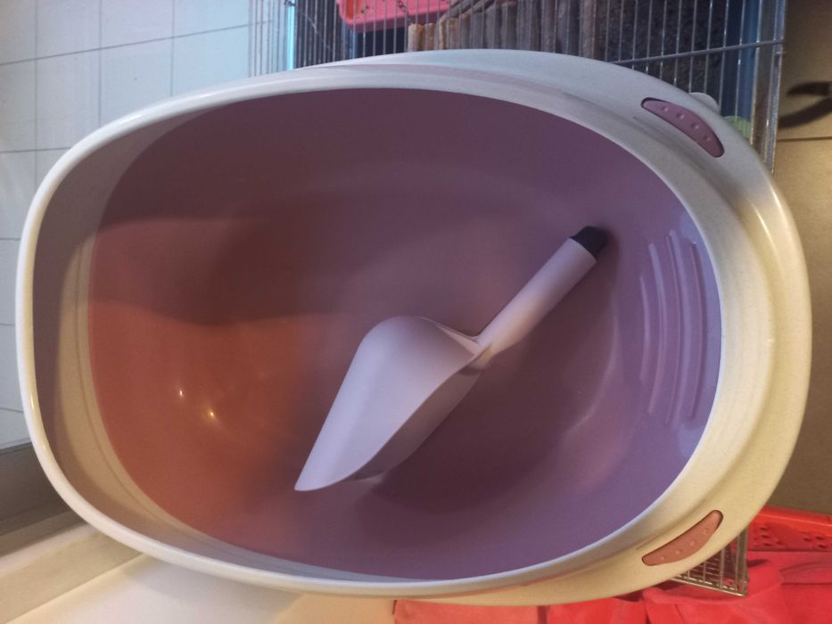 Caixa de areia para gato/a com pá