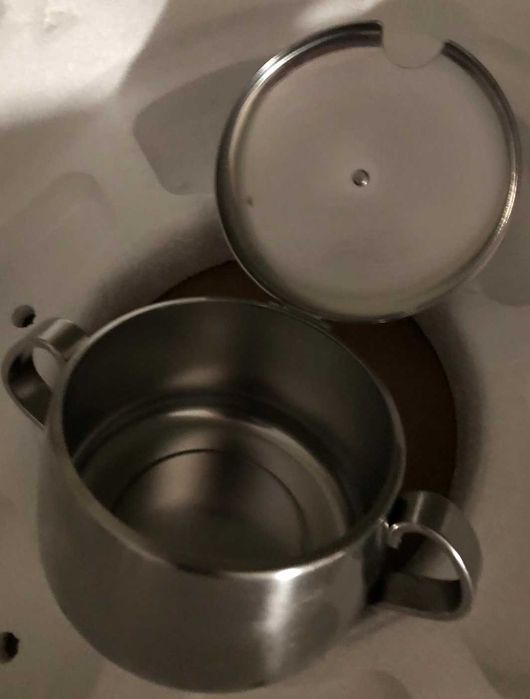 Serviço em Inox de chá e café com tabuleiro