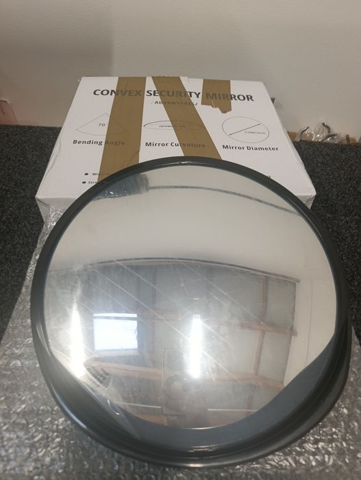 Lustro drogowe / magazynowe / garażowe wypukłe sferyczne 30 cm