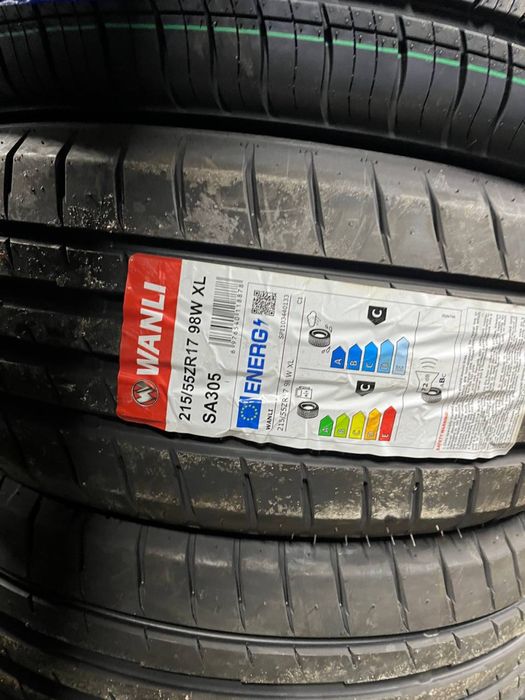 Комплект нової літньої гуми 215/55/17