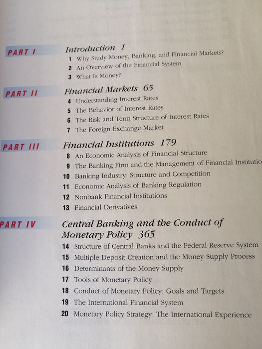 Economics of Money, Banking and Financial Markets