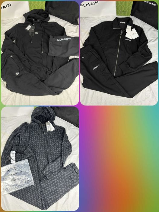 Komplet dresu armani Ultra Premium dolce dres sklepowy logowana OUTLET