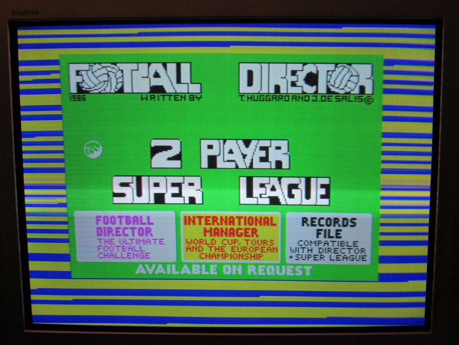 Jogo Zx Spectrum Football Director: 2 Player Super League