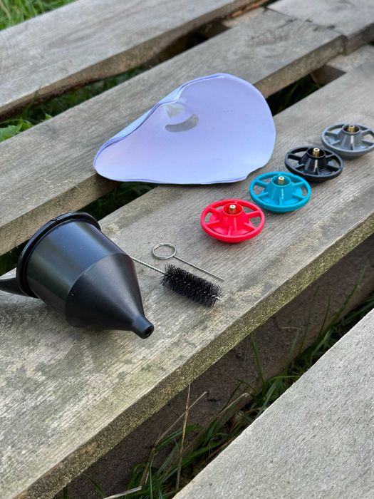 Pistolet do malowania ścian pod ryobi 4 dysze w zestawie instrukcja PL