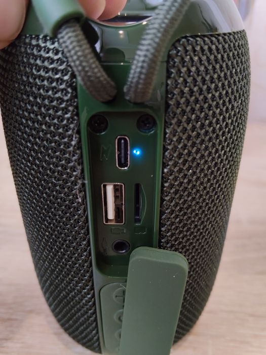 Портативная Bluetooth-колонка TG653 с RGB-подсветкой — мощный звук, TWS, FM, USB