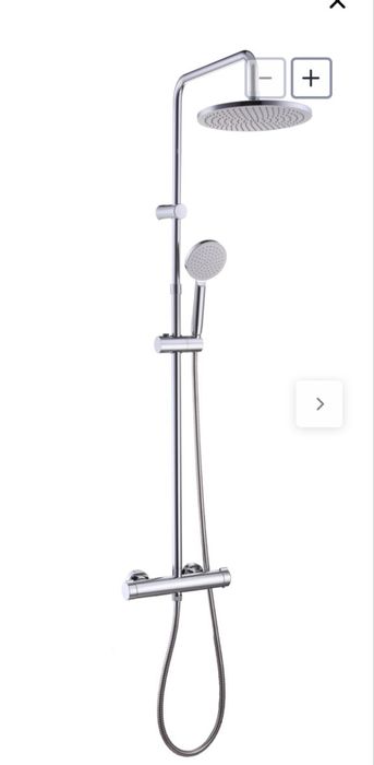 Conjunto duche e torneira termostática Sensea Essencial