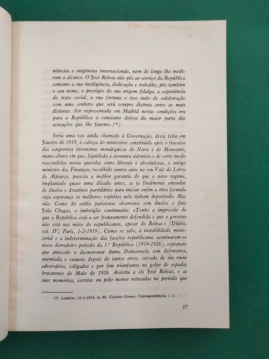 Memórias Políticas - José Relvas (2 Volumes)