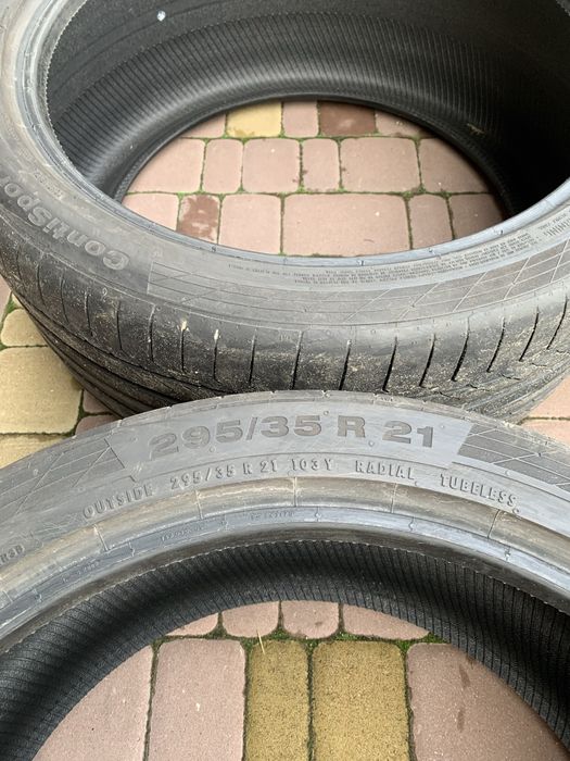 Резина Continental ContiSportContact різноширока 265/40r21 і 295/35r21