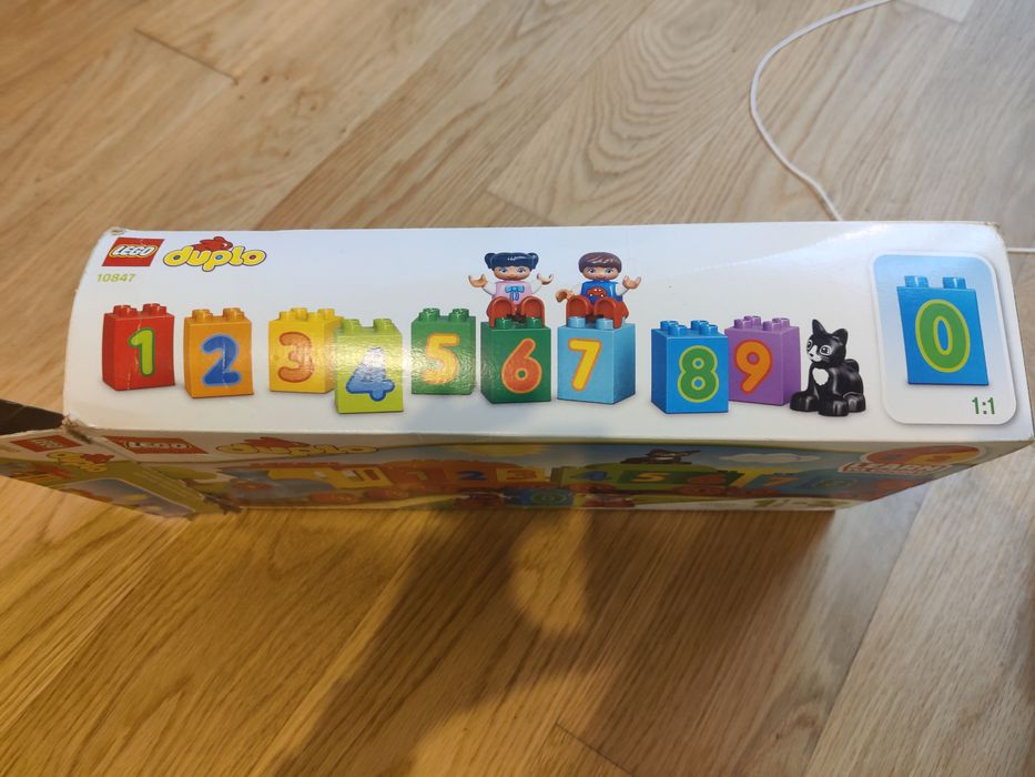 Lego Duplo comboio com números, completo, com caixa