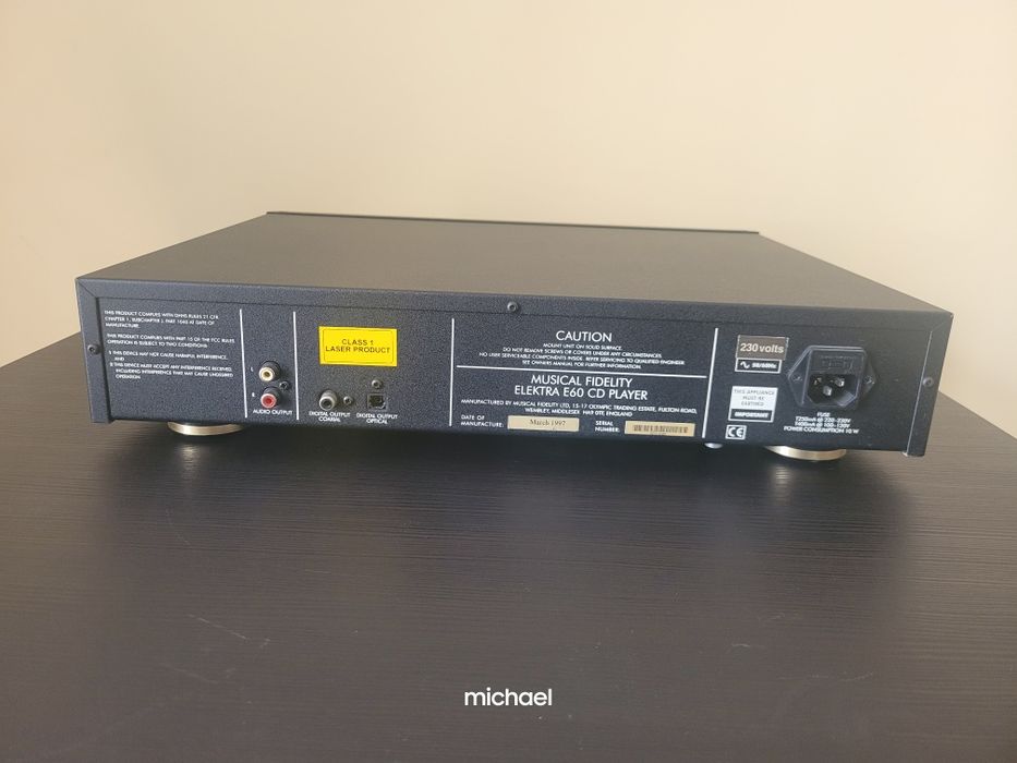 Musical Fidelity E60 odtwarzacz cd