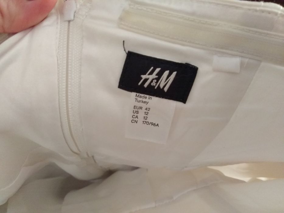 Biała sukienka H&M