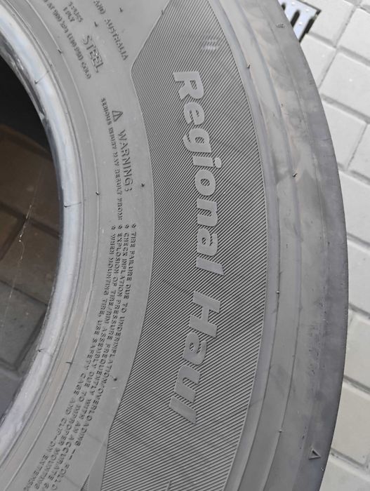 2 szt idealne 385/55R19.5 Hankook 2021 rok bieżnik 85%  bez napraw