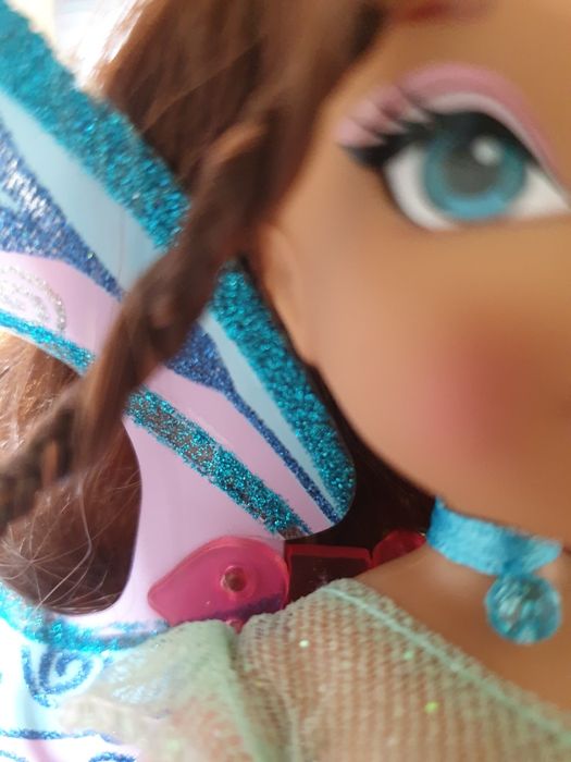 Lalka Winx Aisha Layla Believix Witty Toys Rainbow oryginalna 2009 custom restyle