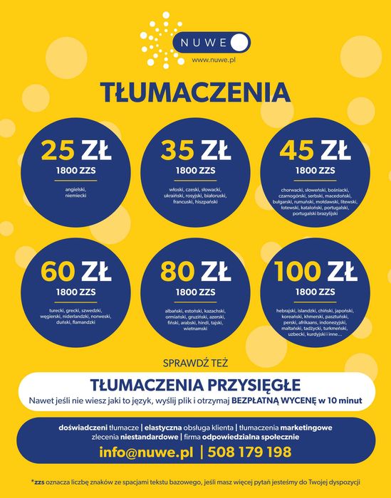 Tłumacz przysięgły niemiecki ukraiński angielski rosyjski francuski.