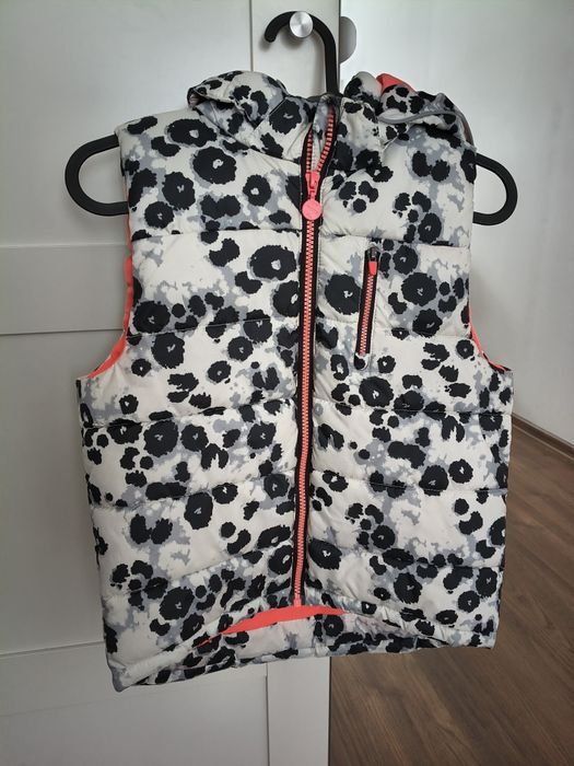 Bezrękawnik dziewczęcy HM rozm. 128, elementy odblaskowe