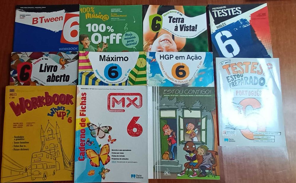 manuais escolares 6º ano