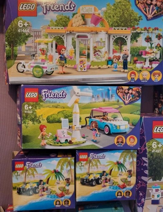 Wielki ZESTAW Lego FRIENDS domek kamperna drzewie