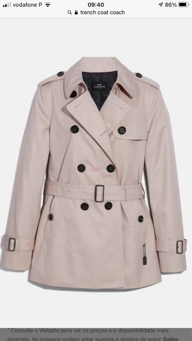 Trench coat Coach NOVA