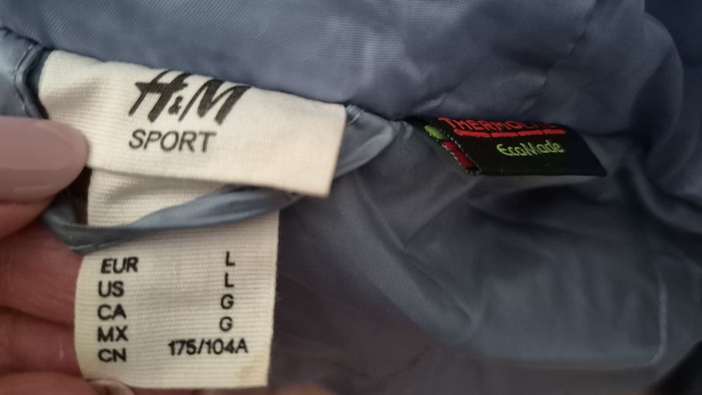 Куртка пуфер H&M Sport  L з утеплювачем Thermolite