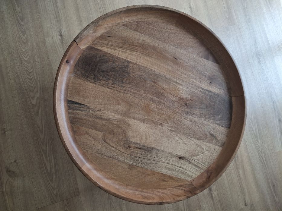 Mesa de apoio rústica