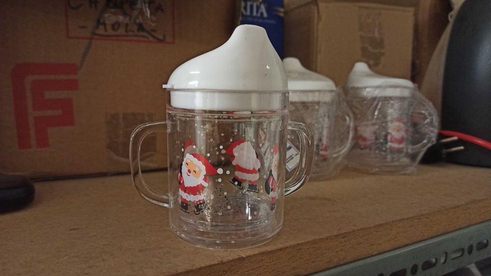 Copo de bebé Natal (aprendizagem) NOVO