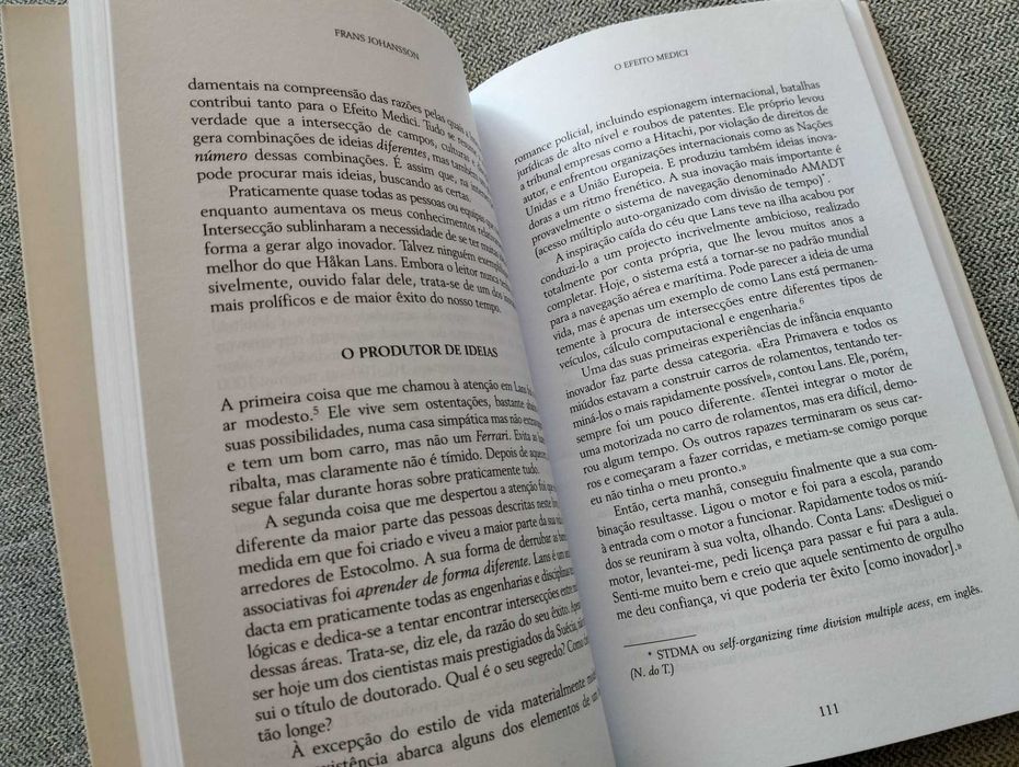 Livro "O efeito Medici" de Frans Johansson