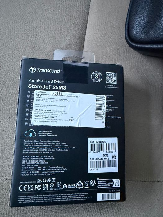 Жорсткий диск Transcend StoreJet 2.5" USB 3.1 1TB