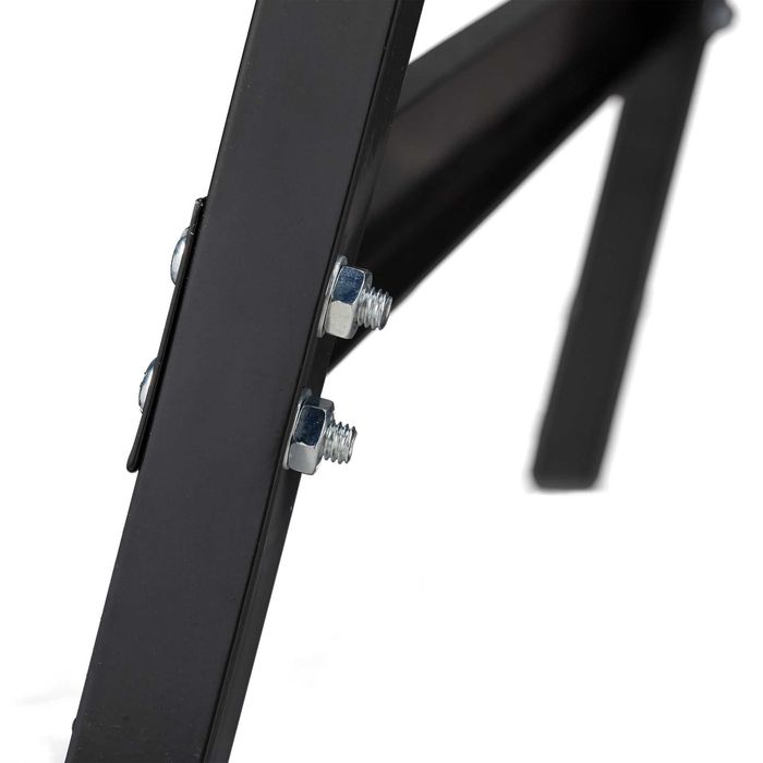 Koziołki składane czarny zestaw 2 szt. Relaxdays