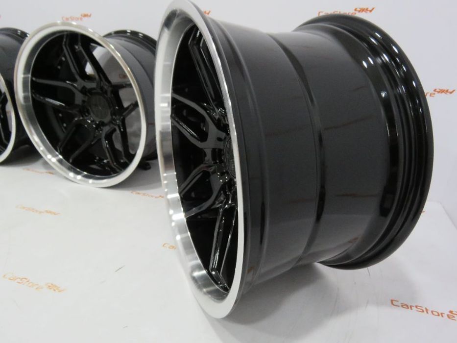 Jantes Haxer HX030 19 8.5 et 35 + 10 et40  5x120 Preto + Polido