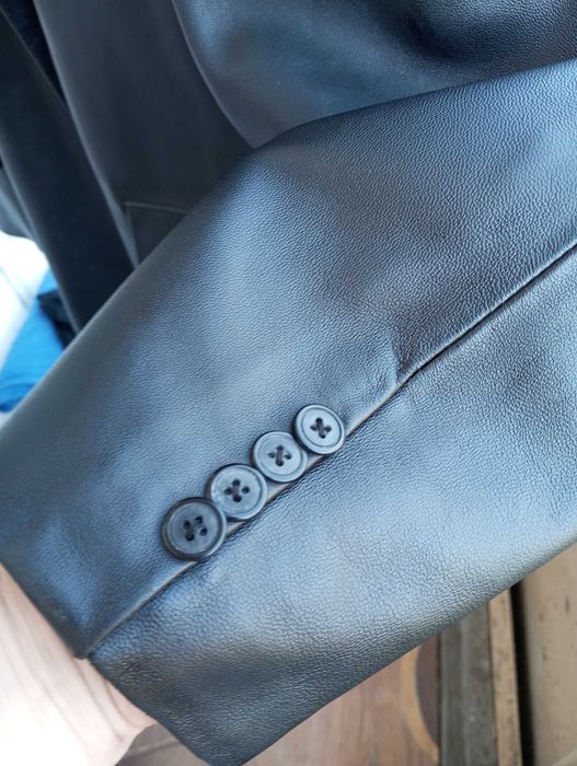 Пиджак кожаный мужской 52-54