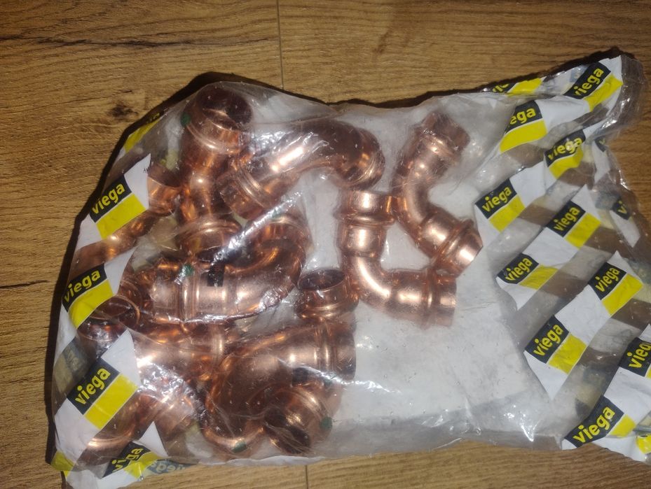 ŁUK zaprasowany miedziany 18