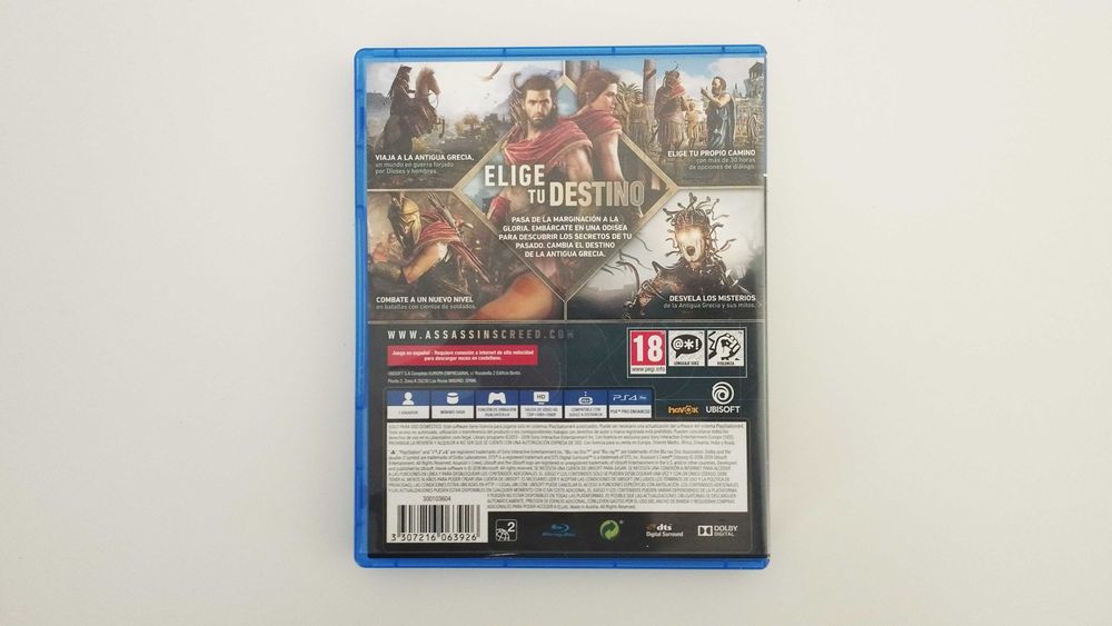 PS4 -  Assassins Creed Odyssey - Apenas Caixa + Manuais