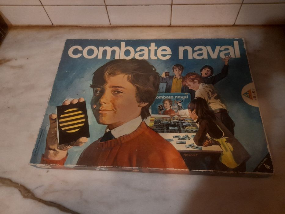 Jogo de Tabuleiro Vintage Combate Naval