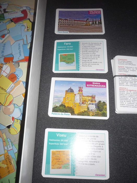 Puzzle/ Jogo Clementoni "Portugal": 1 euro