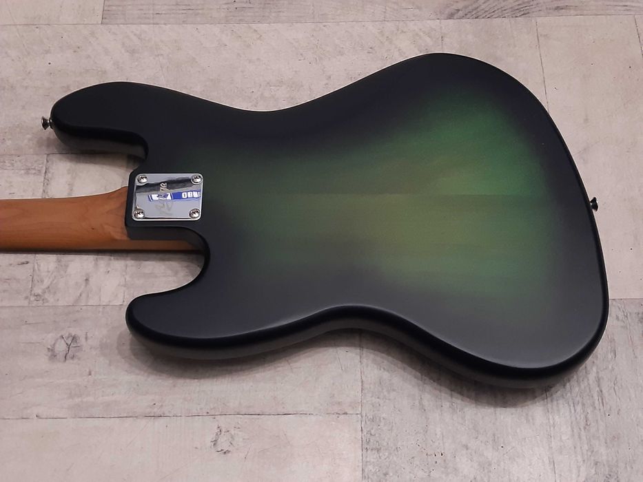 Gitara Basowa Auriga Jazz Bass-transparent green burst-wysyłka-zamiana